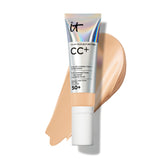 IT Cosmetics CC+ Cream bottle with pump for easy, mess-free application.