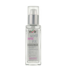 It&ly Wondhairful Crystal Oil smoothing glow on damp hair before styling.