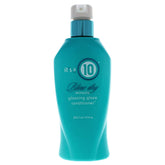 Its 10 Haircare Miracle Blow Dry Glossing Conditioner bottle for explosive shine.