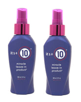 Its 10 Haircare Miracle Leave-In bottle with pack-2 promotes frizz control and shine for all hair types