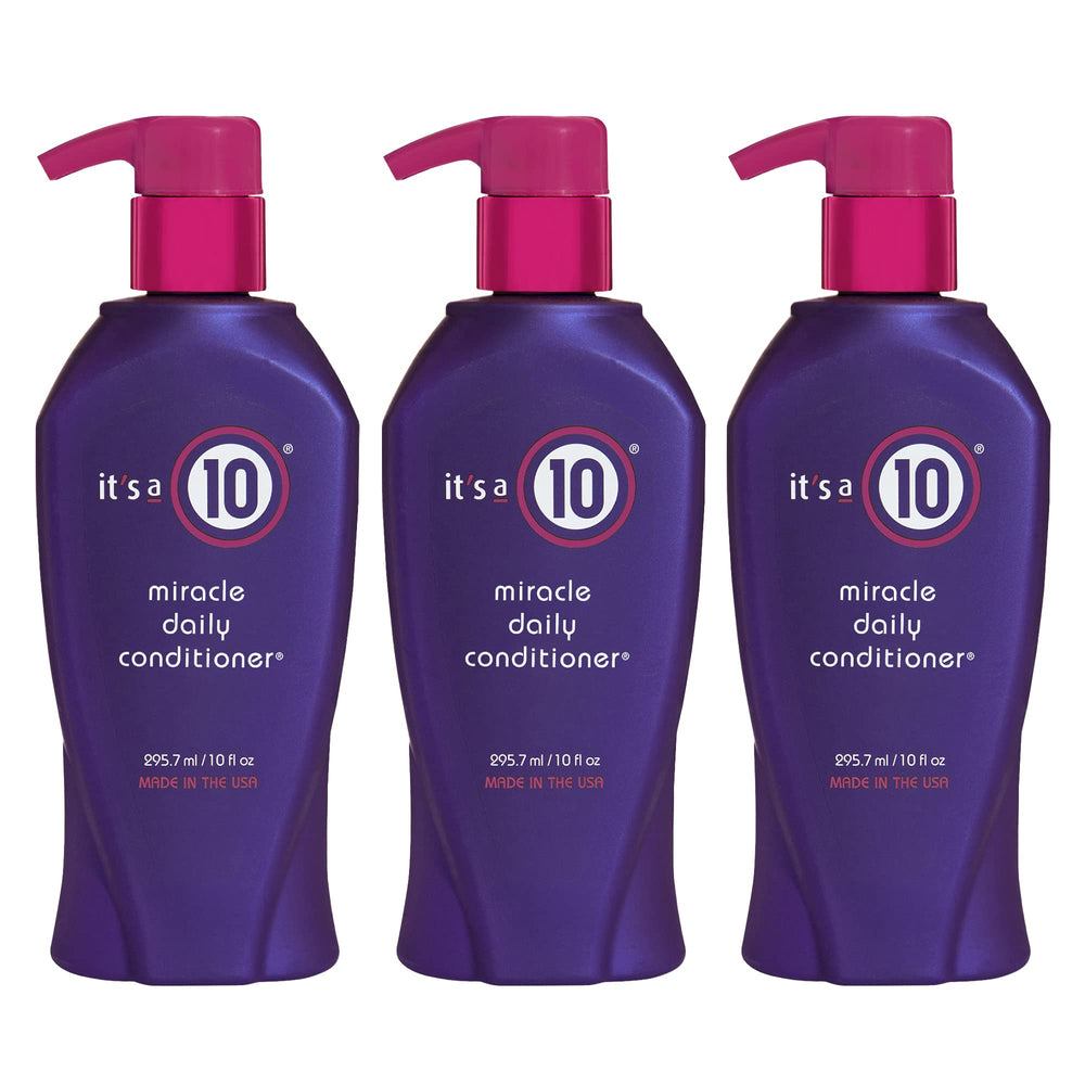 ITS A 10 Miracle Daily Conditioner bottle for intense hydration and easier detangling.