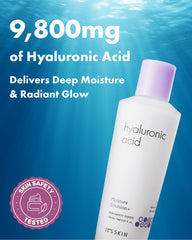 It'S SKIN Hyaluronic Acid Moisture Emulsion texture swirl showing light non greasy hydration