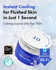 Its Skin Li Calming Jelly Pad azulene chamomile close-up for calming moisture