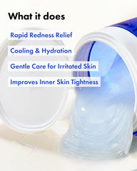 Its Skin Li Calming Jelly Pad face application close-up