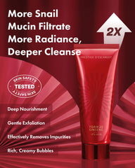 Its Skin Prestige Foam 2X Ginseng foaming lather close-up shows creamy bubbles for gentle cleansing.