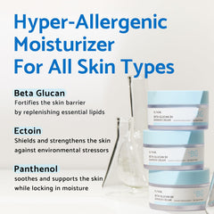 iunik beta-glucan ectoin panthenol ingredients map highlights skin support.