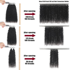 IVCoco feather crochet extensions pre-separated for easy installation