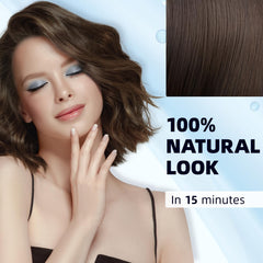 Ivnil Coffee Hair Dye Shampoo delivers full gray coverage in minutes