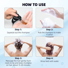Ivnil Coffee Hair Dye Shampoo packaging keeps your color safe and neat