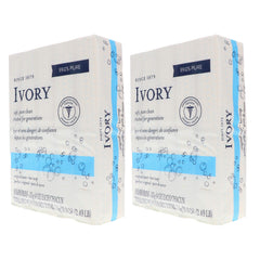 Ivory Original bath bar pack of two for family cleansing.