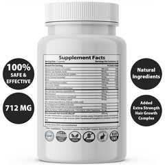 Finanutride bottle side with capsules designed for daily use