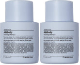 J Beverly Hills Blue Addbody shampoo bottle for volumizing cleanse and salon-quality care.