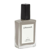 J. Hannah nail polish pewter bottle front — vegan, non-toxic formula on display.