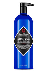 Jack Black All Over Wash bottle for face, body, and hair grooming
