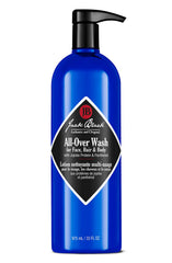 Jack Black All Over Wash bottle for face, body, and hair grooming