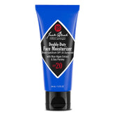 Jack Black Double-Duty moisturizer SPF 20 bottle offering daily hydration and sun protection.