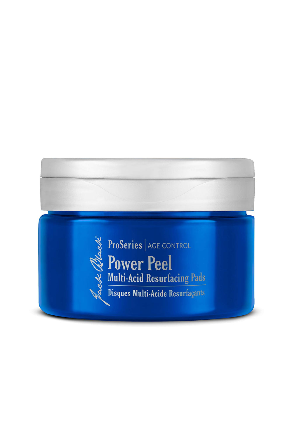 Jack Black Power Peel multi-acid resurfacing pad for pore refinement and brighter skin