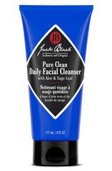 Jack Black Pure Clean Daily Facial Cleanser bottle front for clean, shave-ready skin