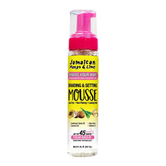Jamaican Mango & Lime Braids Your Way Mousse bottle pump for long-lasting hold