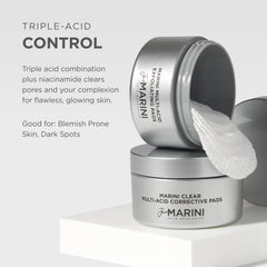 Marini Clear box display on shelf for at-home acne care routine