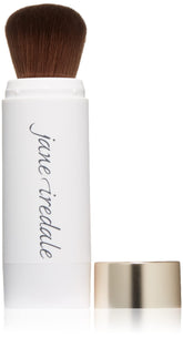 Jane Iredale Amazing Base Refillable Brush in Honey Bronze for luminous, adjustable coverage.