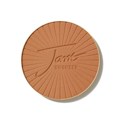 Jane Iredale PureBronze Matte Bronzer refill shown in compact for seamless, waste-free touch-ups.