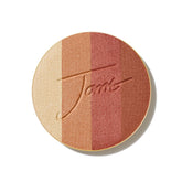 Jane Iredale PureBronze Shimmer Bronzer palette swatches show radiant, buildable color.