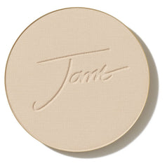 Jane Iredale PurePressed Base Refill packaging close-up for easy refill.