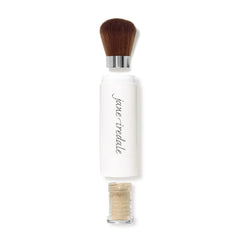 Jane Iredale Powder-Me SPF 30 applied to the face for lightweight, buildable coverage