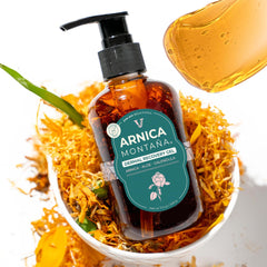 Jane Vine Arnica Gel bottle pump for easy, mess-free application.