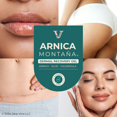 Jane Vine Arnica Gel for face application on delicate skin.
