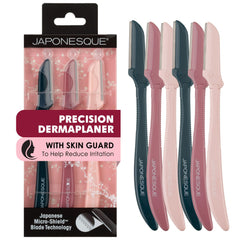 JAPONESQUE precision dermaplaner pair for gentle exfoliation and hair removal