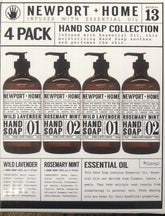 JAROFUREL Newport hand soap bottle with rosemary mint for daily cleansing and moisturization.