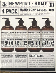 JAROFUREL Newport hand soap bottle with rosemary mint for daily cleansing and moisturization.