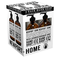 JAROFUREL Newport hand soap bottle with wild lavender for soothing fragrance and softness.