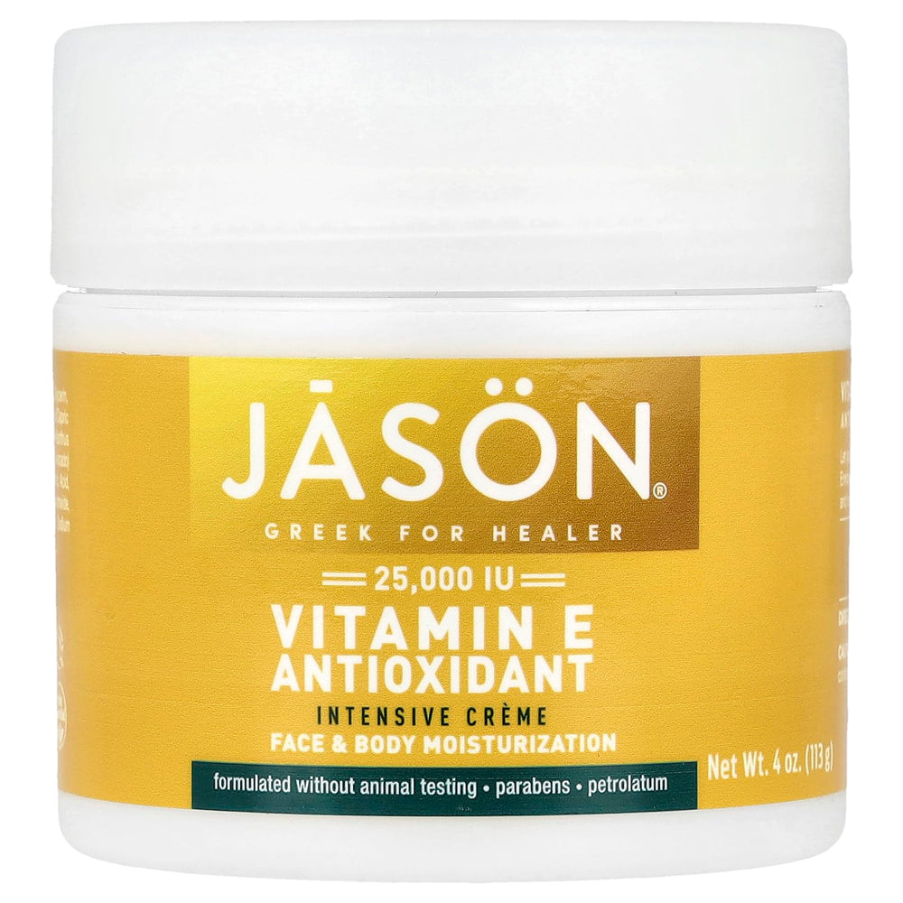 JASON Vitamin E Age Renewal Creme jar close-up for deep hydration