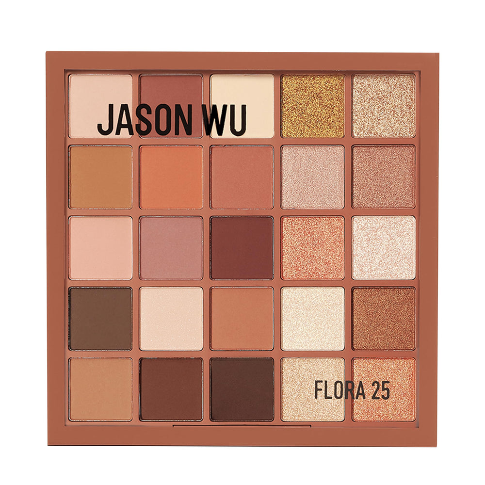 Jason Wu Flora 25 Earth Angel palette open, showing earthy tones for versatile day-to-night looks
