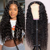Jasperel Deep Wave front view wig with natural movement