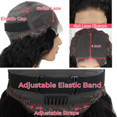 Jasperel Glueless cap close-up emphasizes secure fit with adjustable straps.