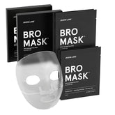 JAXON LANE BRO MASK hydrogel coverage showing tight seal for hydration.