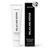 JAXON LANE Relax and Repair bottle front for daily hydration and anti-aging care.