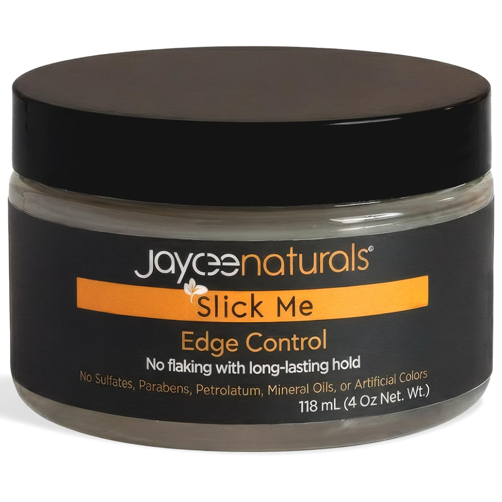 Jaycee Naturals Slick Me Edge Control for 4C hair, smooth baby hairs with strong hold.