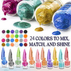 JCOOS nail base for quick-dry, smooth DIY manicures