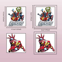 JCQAYB Avengers tattoos kids-application makes applying quick and fun.