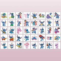 JCQAYB cartoon tattoos for kids party, vibrant designs for imaginative play.