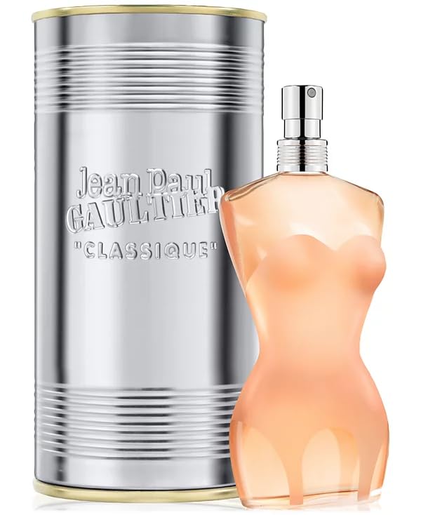 Jean Paul Gaultier Classique bust bottle with corset, ideal for a bold signature scent.