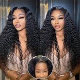 Jenniferita wear-and-go glueless wig front view for easy daily styling.
