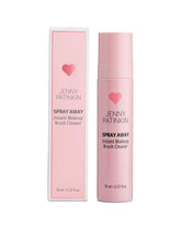 Jenny Patinkin Instant Cleaner spray bottle pours for quick brush cleaning