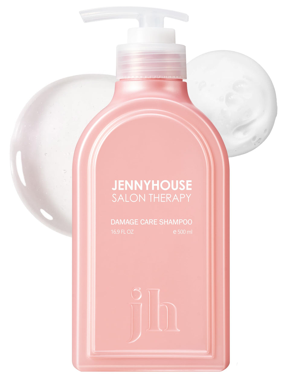 JENNYHOUSE Salon Therapy Damage Care Shampoo bottle pour; daily cleanse for damaged hair.