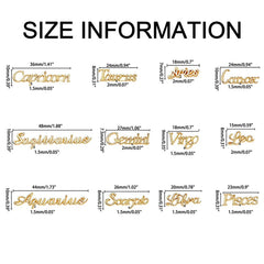 JERCLITY zodiac signs decoration glitter on nails for elegant sparkle